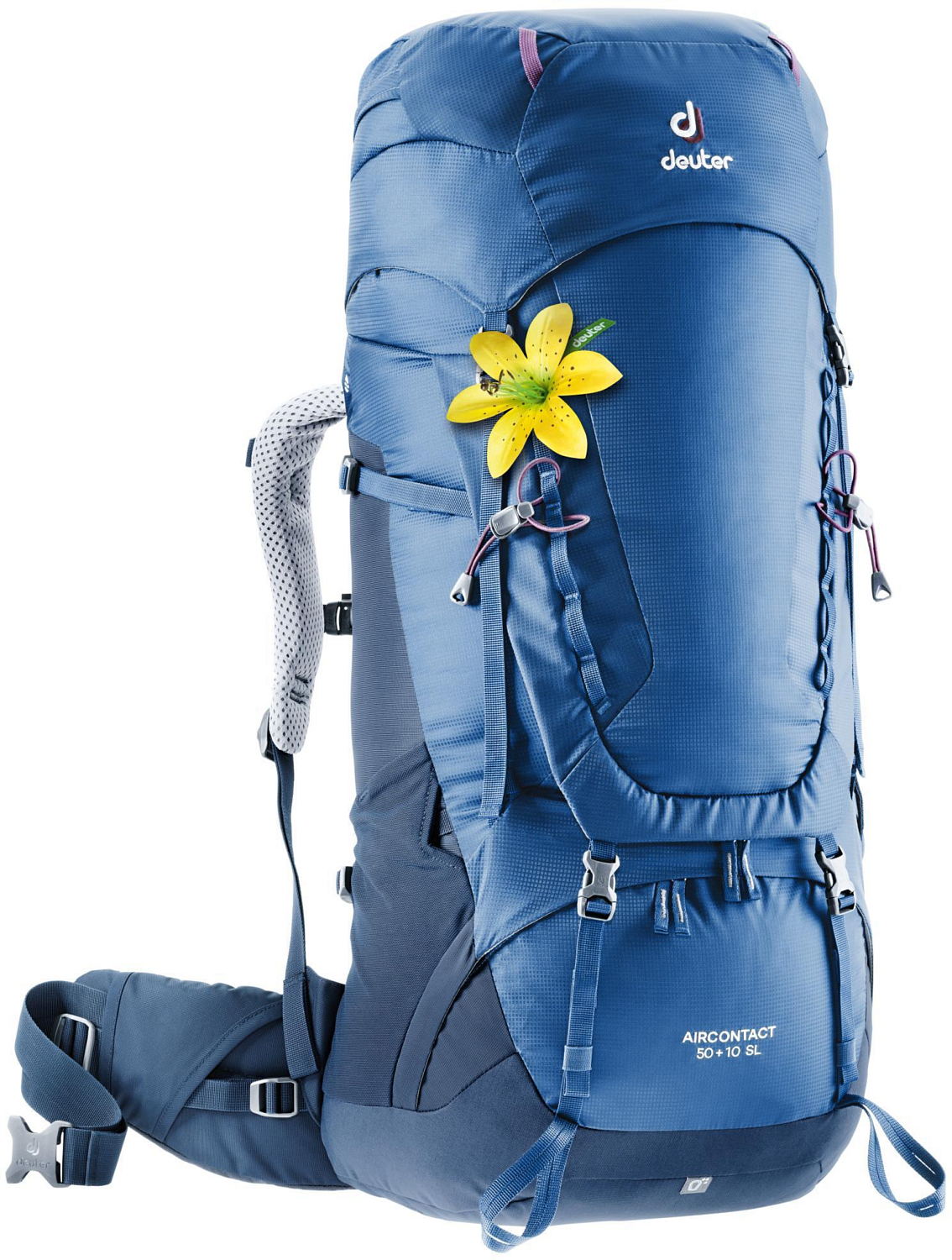 Рюкзак туристический Deuter 2021 Aircontact 50+10 SL Steel/Midnight