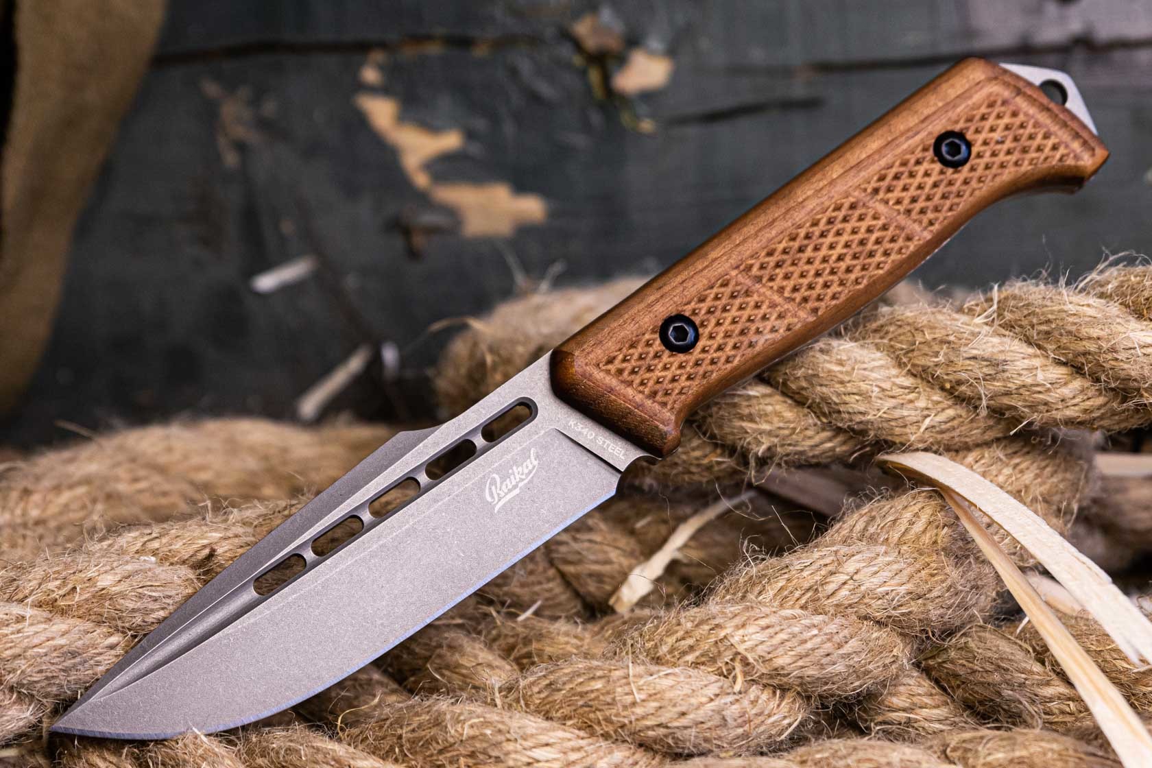 Нож туристический Kizlyar Extreme Baikal K340 TW Орех