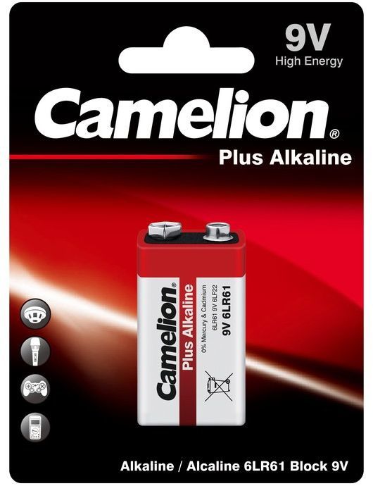 Батарейка Camelion 6LR61 Alkaline BL-1