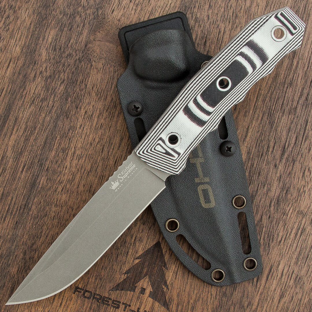 Нож Kizlyar Supreme Echo AUS-8 TW (G10, ножны кайдекс)