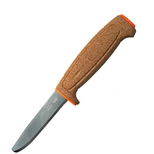 Нож Morakniv Floating Serrated Knife нержавеющая сталь, пробковая ручка