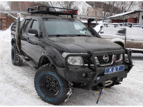 Передний силовой бампер со съемным кенгурином Nissan Navara, Pathfinder