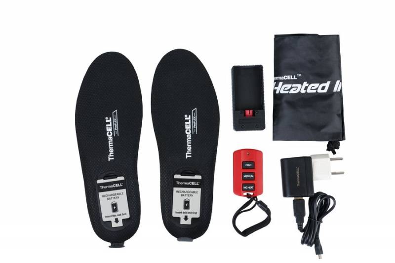 Стельки с подогревом ThermaCell ProFLEX HW20 со съемными аккумуляторами, ДУ и чехлом