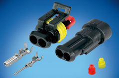 Разъем Hella SuperSeal B04 2pin (комплект)