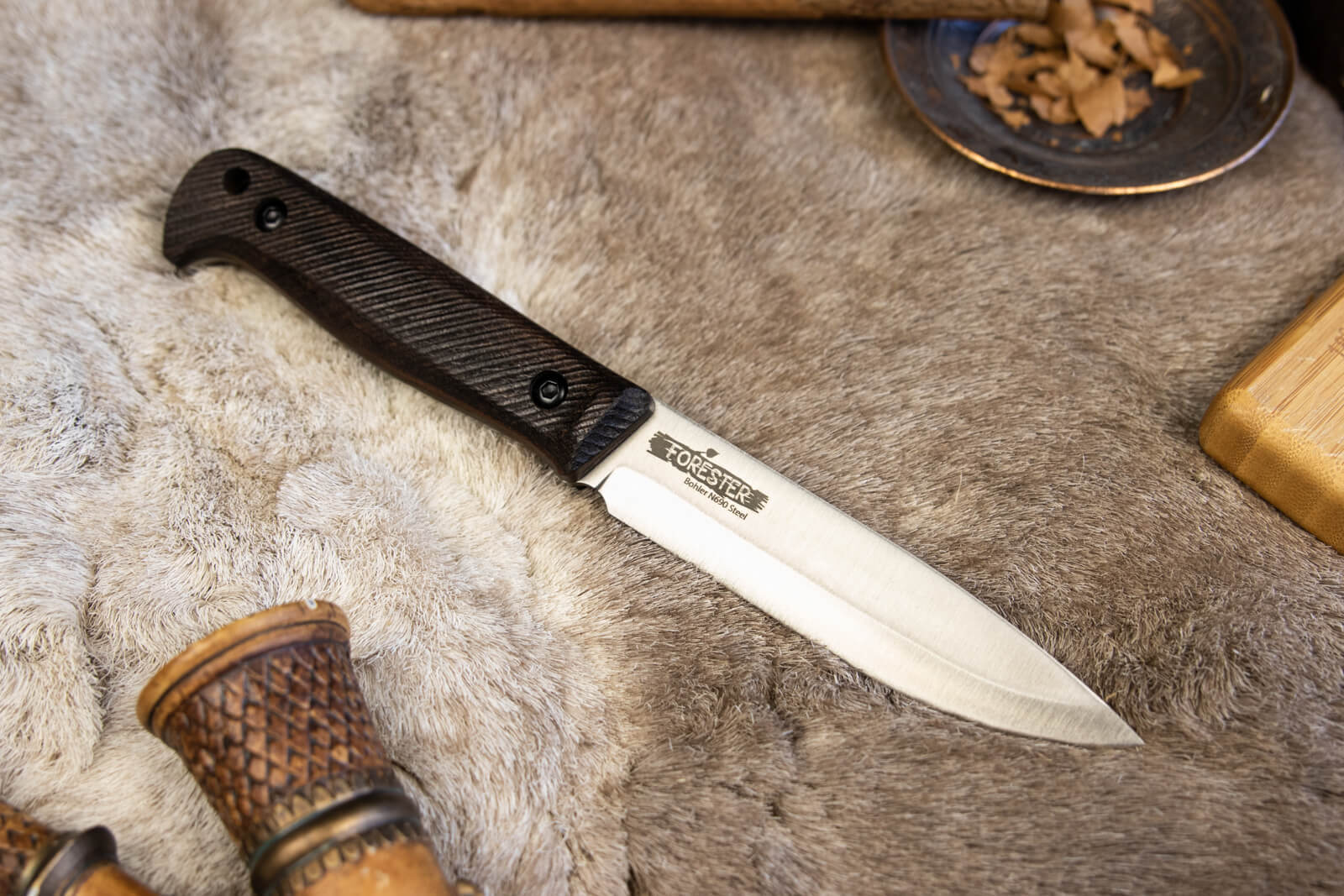 Нож туристический Kizlyar Supreme Forester N690 S WH LS