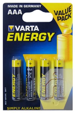 Батарейка Varta Energy AAA LR03