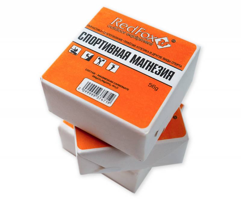 Магнезия спортивная RedFox кубики 56 гр.