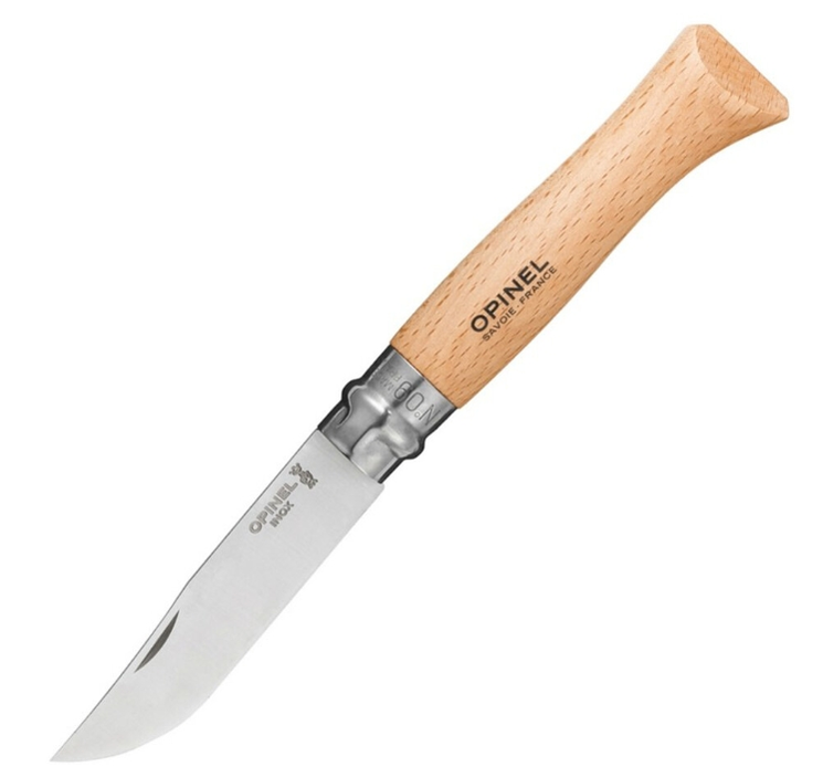 Нож туристический Opinel №9 нержавеющая сталь бук блистер
