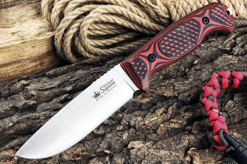 Нож туристический Kizlyar Supreme Ural Sleipner StoneWash G10