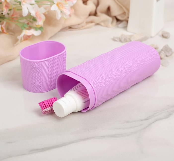 Футляр для зубной щетки и пасты 6*4*19 см