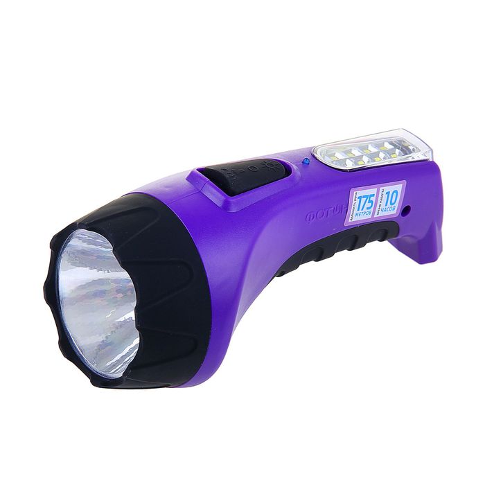Фонарь ФОТОН аккумуляторный PМ-5000 Violet 3W (1+10LED)