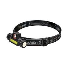 Фонарь налобный СИБИРСКИЙ СЛЕДОПЫТ Спектр съемный 1 LED + 1 COB аккум. 220В USB