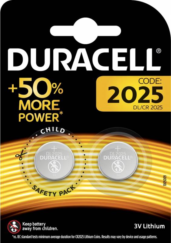 Батарейка Duracell CR2025