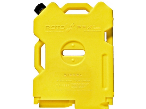 Канистра экспедиционная Rotopax, ДЛЯ ТОПЛИВА, 7,5 л. Цвет: желтая