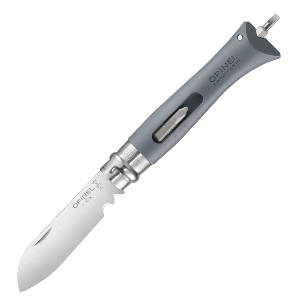 Нож Opinel № 9 DIY нержавеющая сталь, сменные биты