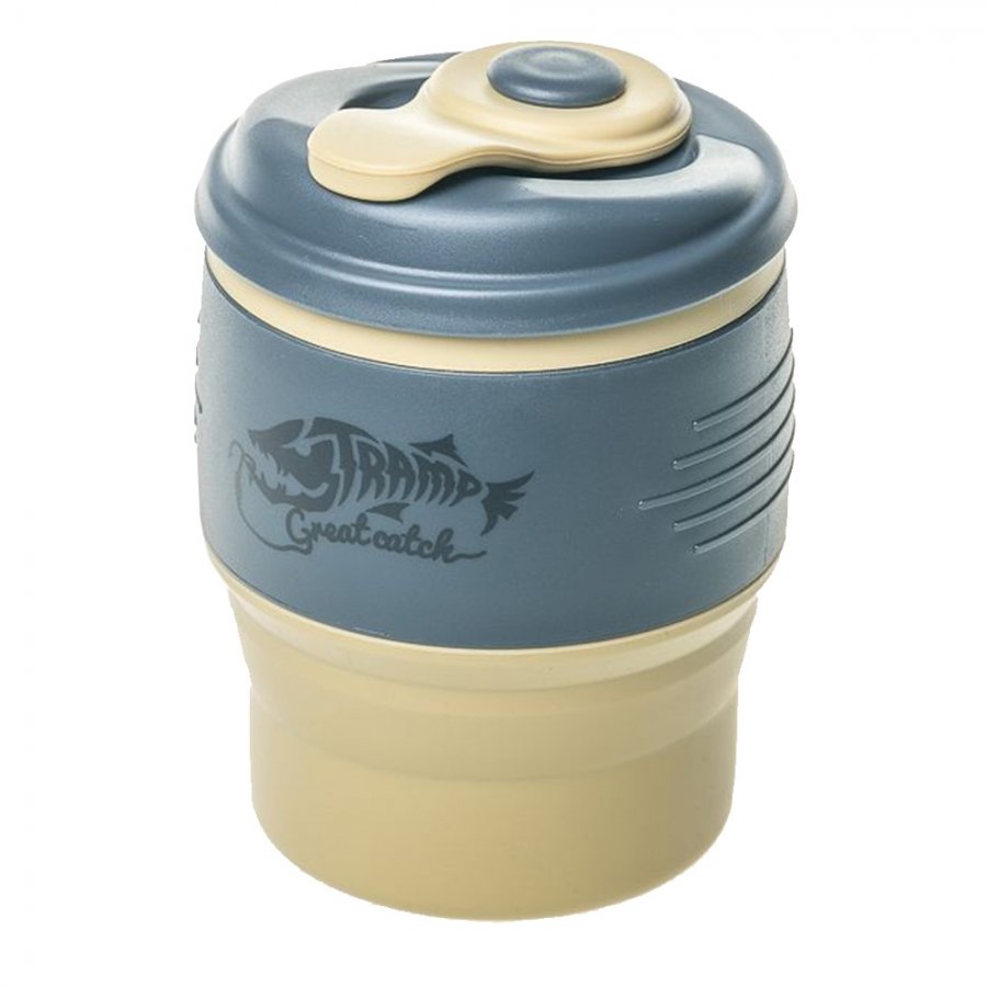 Кружка силиконовая Tramp складная с крышкой 350 мл