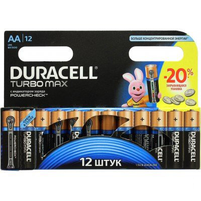 Батарейка DURACELL LR06 TURBO BP-12