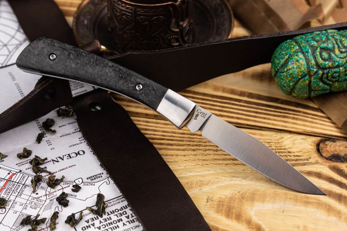 Нож складной Kizlyar Supreme GENT D2 SW CBNH