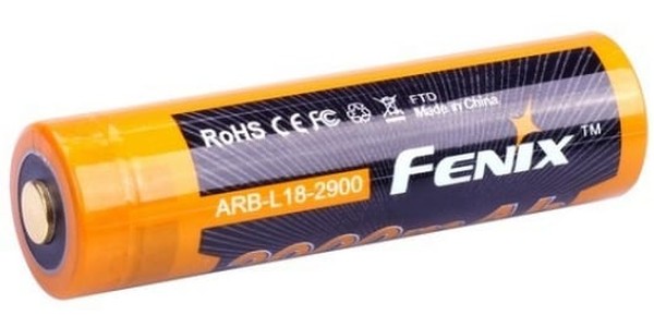 Аккумулятор 18650 Fenix ARB-L18 2900mAh