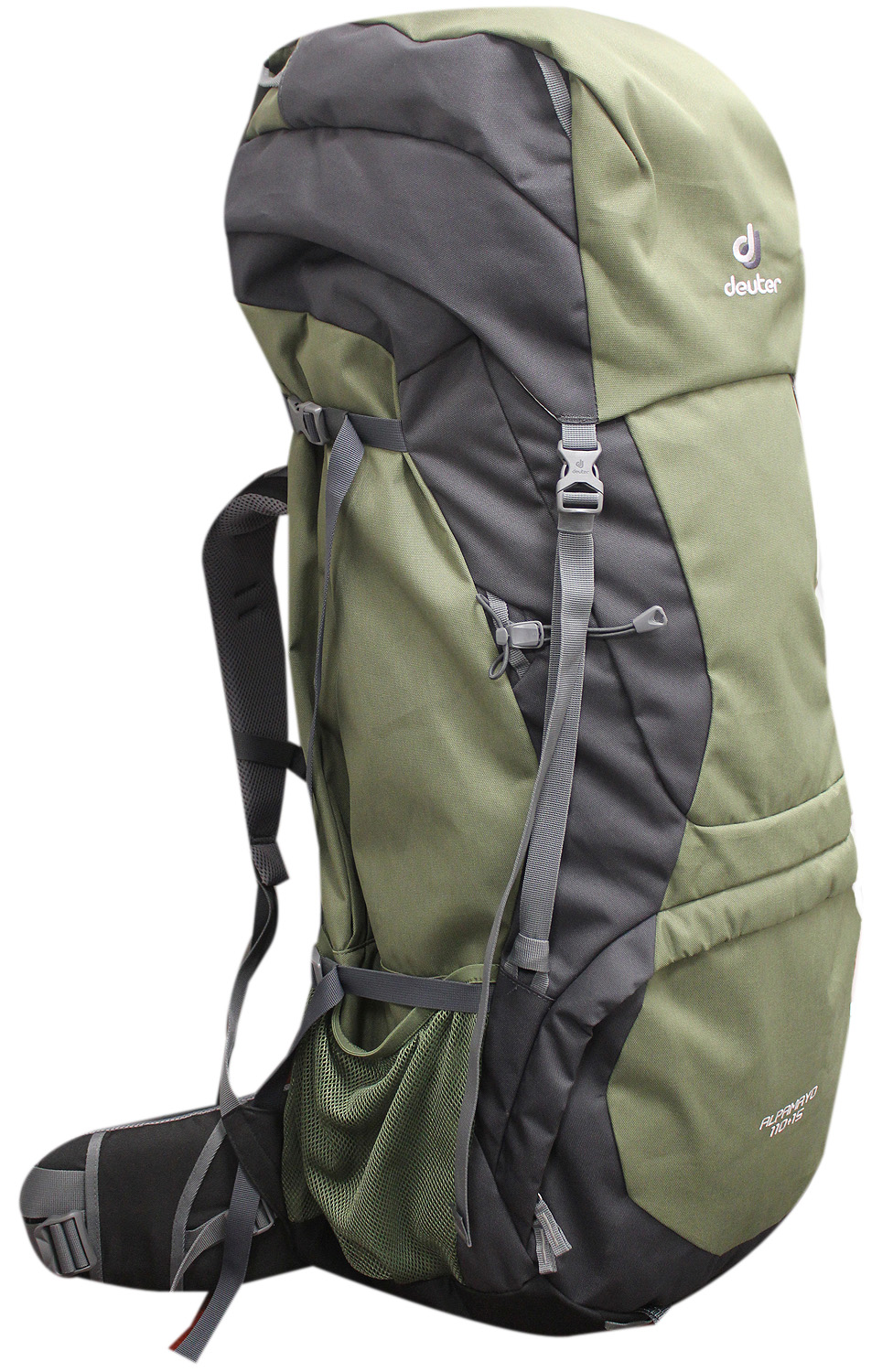 Рюкзак туристический Deuter 2021 Alpamayo 115+10 Khaki-graphite