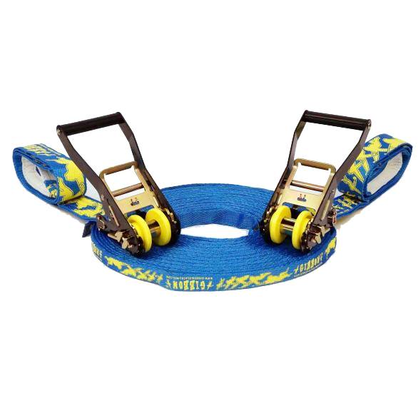 Слэклайн GIBBON Tube line Set  c двумя трещотками 22 m