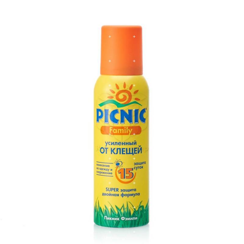 Средство акарицидное Picnic Family защита от клещей 125 мл