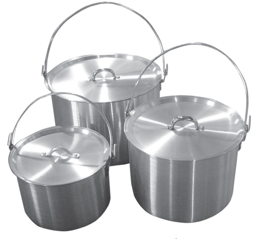Набор котлов алюминиевых Tramp 4,8л + 9л + 13л (TRC-086)