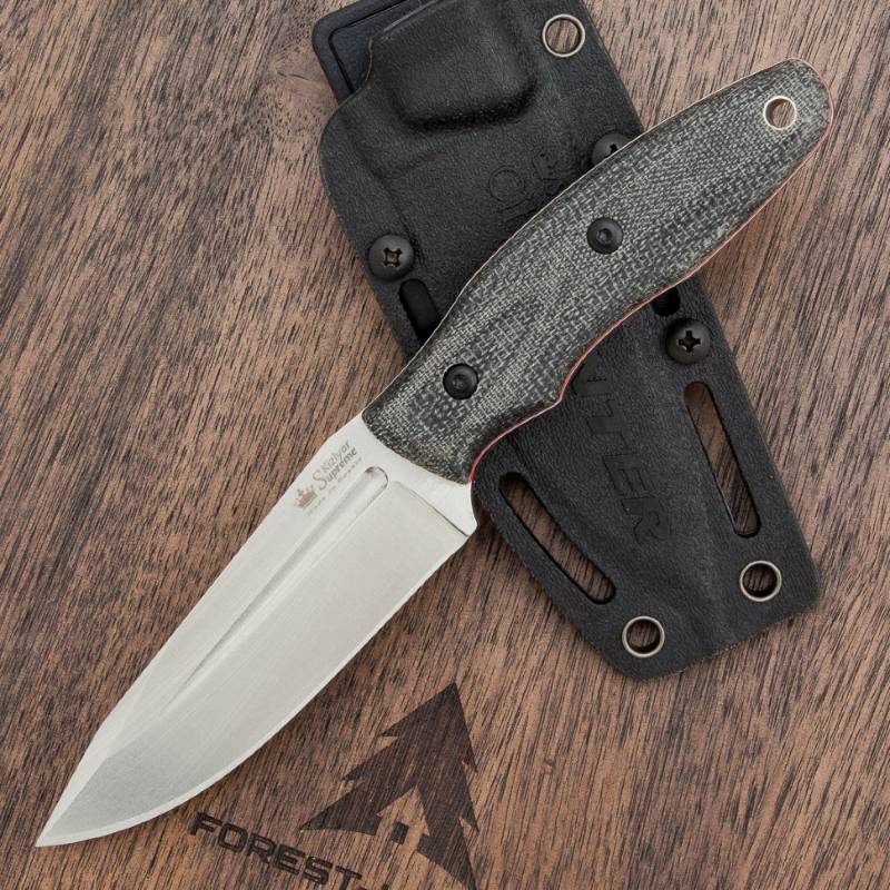 Нож Kizlyar Supreme CityHunter AUS-8 SW рукоять микарта, ножны кайдекс