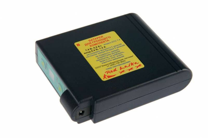 Аккумулятор для одежды с подогревом RedLaika ЕСС 7.4 (6-22ч) 4400 мАч