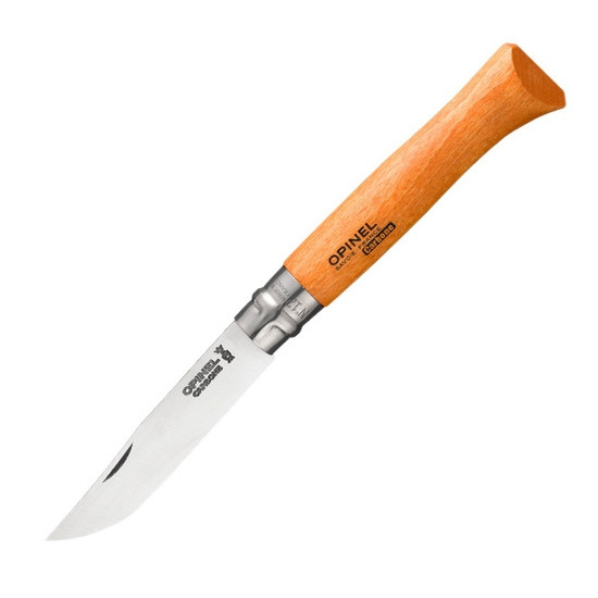 Нож Opinel №12, углеродистая сталь, рукоять из бука