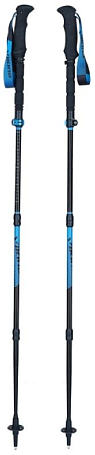 Палки треккинговые VIKING 2022-23 Meru One Touch Folding Black/Blue