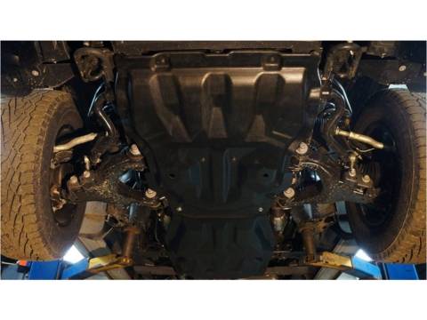 Защита картера двигателя и КПП для Toyota Tundra, V-5.7- 4WD с 2013- из 2-х частей