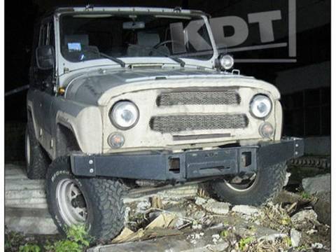 Бампер передний без кенгурина KDT-Light УАЗ Hunter