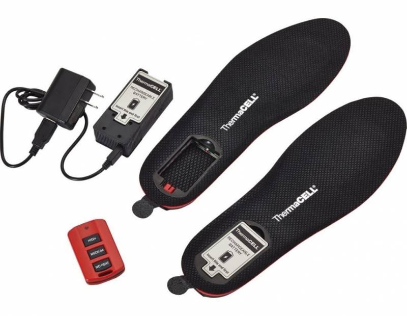 Стельки с подогревом ThermaCell ProFLEX HW20 со съемными аккумуляторами, ДУ и чехлом