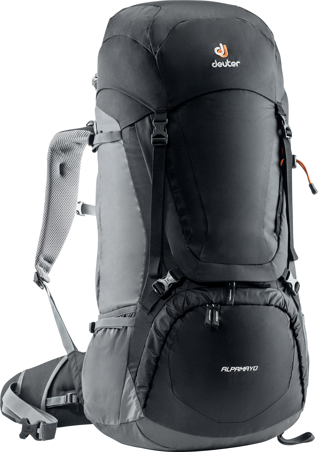 Рюкзак туристический Deuter 2021 Alpamayo 75+10 Black-graphite