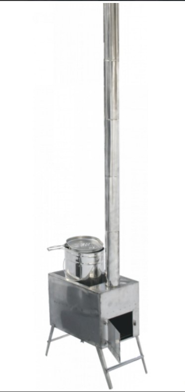 Печка универсальная Роза Ветров (нерж)