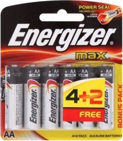 Батарейка Energizer Max AA LR06